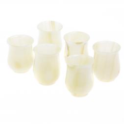 Набор стаканов из оникса 210 мл 7х7х9,5 см 6 шт в коробке (3х4)