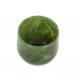 Коньячный бокал из камня нефрит 6,5х6 см