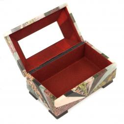 Ларец из камня Мозаика большой 22х13х12 см