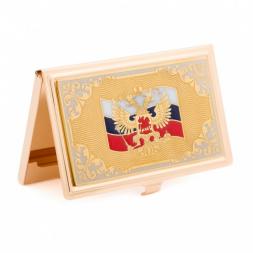 Визитница карманная &amp;quot;Герб России&amp;quot; Златоуст