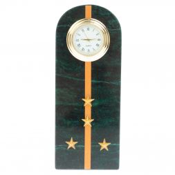 Часы "Погон капитан МЧС" камень змеевик