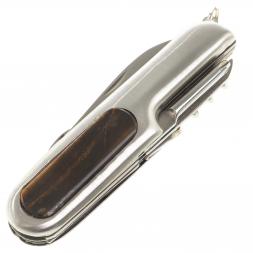 Нож мультитул складной 7 в 1 с камнем тигровый глаз