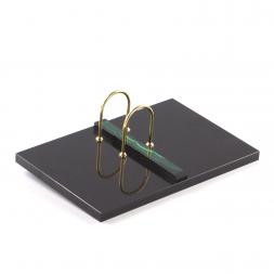 Письменный прибор "Орел" из малахита 7 предметов