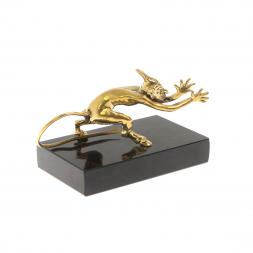 Бронзовая статуэтка "Чертик" долерит