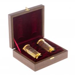 Набор 2 стопки "Герб РФ" Златоуст