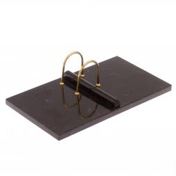 Подставка под календарь черный змеевик