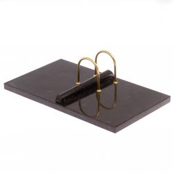 Подставка под календарь черный змеевик