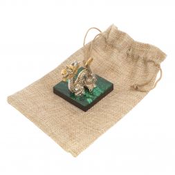 Статуэтка "Дракон" малахит