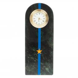 Часы-погон "Младший лейтенант МЮ" камень змеевик