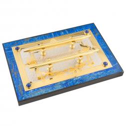 Письменный набор руководителя "Держава" камень лазурит