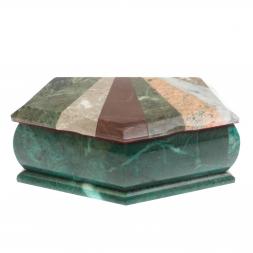 Шкатулка с мозаикой 17х8,5х7 см