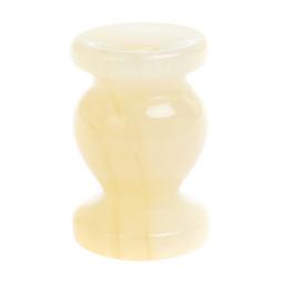 Подсвечник церковный из медового оникса 3х4,5 см (1,2х1,8)