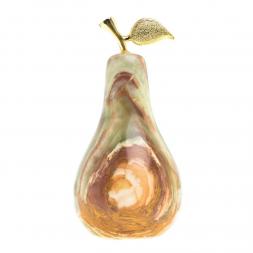 Настольные часы «Груша» камень оникс 7,5×14,5 см (3×5)