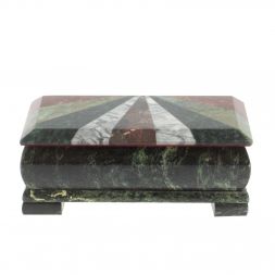 Шкатулка для денег "Купюра" с мозаикой луч 19х9,5х8 см