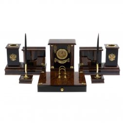 Настольный набор &amp;quot;Версаль&amp;quot; из обсидиана