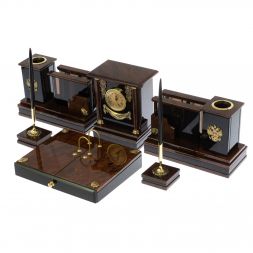 Настольный набор &amp;quot;Версаль&amp;quot; из обсидиана