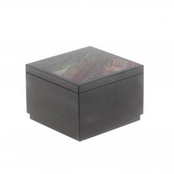 Шкатулка из уральской яшмы 8х8,5х6 см