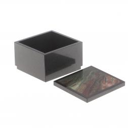 Шкатулка из уральской яшмы 8х8,5х6 см