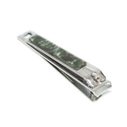 Кусачки для ногтей с камнем серафинит