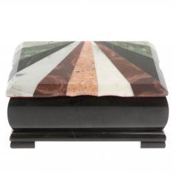 Шкатулка с мозаикой луч 18х12х8 см