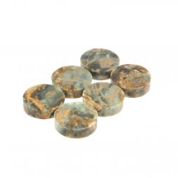 Камни для виски "Фишки" из камня офиокальцит 6 штук