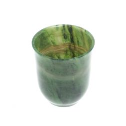 Кружка кофейная из нефрита 6,5х6,5х7,5 см 135 мл