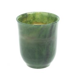 Кружка кофейная из нефрита 6,5х6,5х7,5 см 135 мл