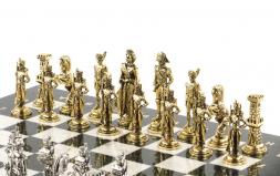 Шахматы "Отечественная война 1812 г." доска 40х40 см мрамор