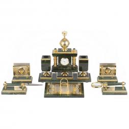 Настольный набор "Держава" из нефрита