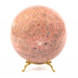 Шар 10 см из розового мрамора