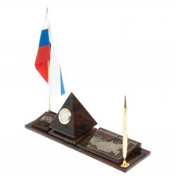 Мини-набор &amp;quot;Карта-пирамида&amp;quot; коричневый обсидиан