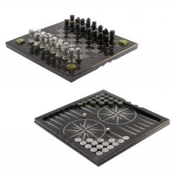 Набор игр 3 в 1: шахматы, шашки, нарды