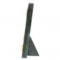 Часы-погон "Полковник МЮ" камень змеевик