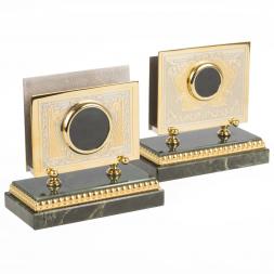 Настольный набор из нефрита "Георгий Победоносец"