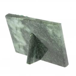 Настольное панно "Разводные мосты" из змеевика 14х9х4,5 см