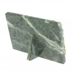 Настольное панно "Привет из Питера" из змеевика 14х9х4,5 см