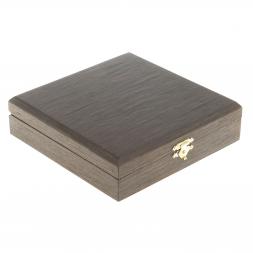 Тарелка с гравюрой "Герб с флагом РФ" 12 см Златоуст