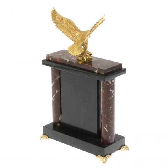 Декоративные часы «Орел» из креноида и бронзы