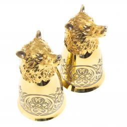 Стопки перевертыши "Волк" 70 мл 2 шт Златоуст