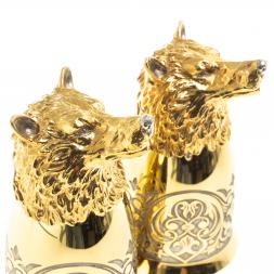 Стопки перевертыши "Волк" 70 мл 2 шт Златоуст