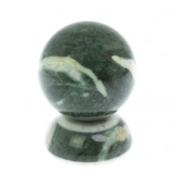 Шар 7,5 см на подставке из змеевика