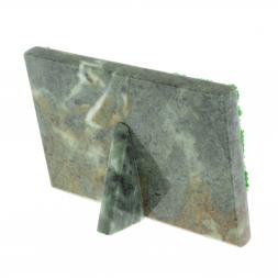 Настольное панно "Казанский собор" из змеевика 14х9х4,5 см