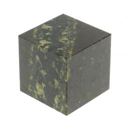 Куб 50 мм темно-зеленый змеевик