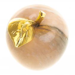 Сувенир "Яблоко" среднее камень мрамор 5,5х7 см