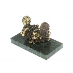 Сувенир статуэтка знак зодиака &amp;quot;Близнецы&amp;quot; бронза камень