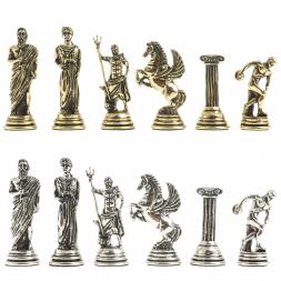 Шахматы "Олимпийские игры" доска 28х28 см из камня мрамор