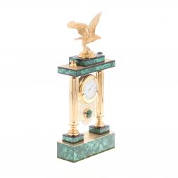 Часы из малахита "Горный орел" Златоуст