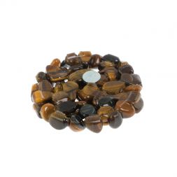 Магнит "Тигровый глаз" с ящерицей 5х5х1 см