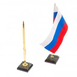 Письменный прибор из нефрита на ножках