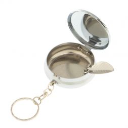 Пепельница карманная камень малахит 5х5,5х2 см